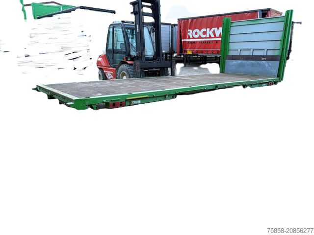 Remolque con caja móvil Krone BDF 7,45m TOP Zustand Zurringe