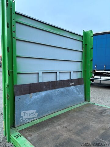 Remolque con caja móvil Krone BDF 7,45m TOP Zustand Zurringe