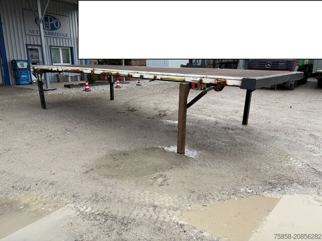 Intercambiar cuerpo abierto Krone 7,82m BDF Baustoff Zurringe Kranbar