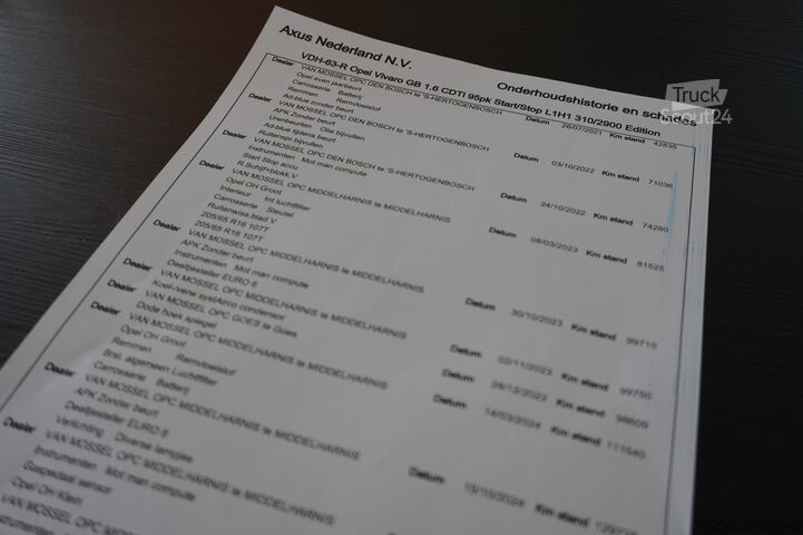 Delivery van Opel Vivaro 1.6 CDTI EURO 6 - Airco - Navi - Cruise ...