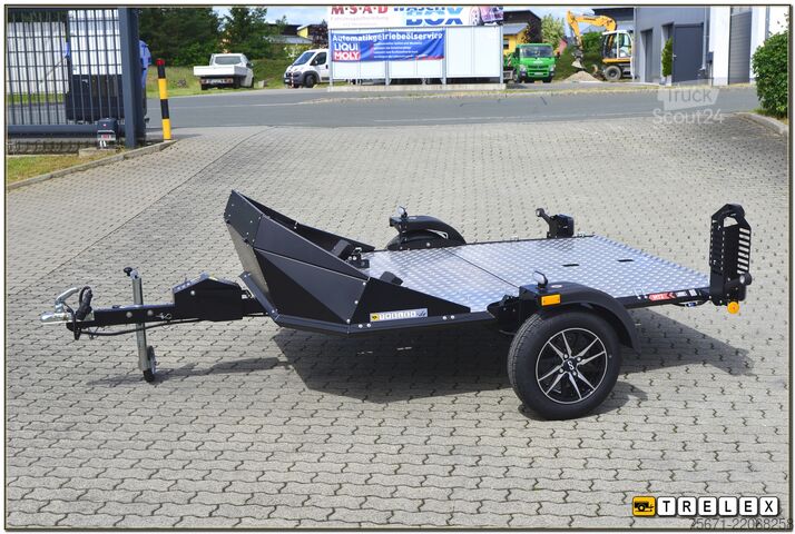 Motosiklet römorku Lorries MT-2 Windschott Aluräder bis 2 Motoräder