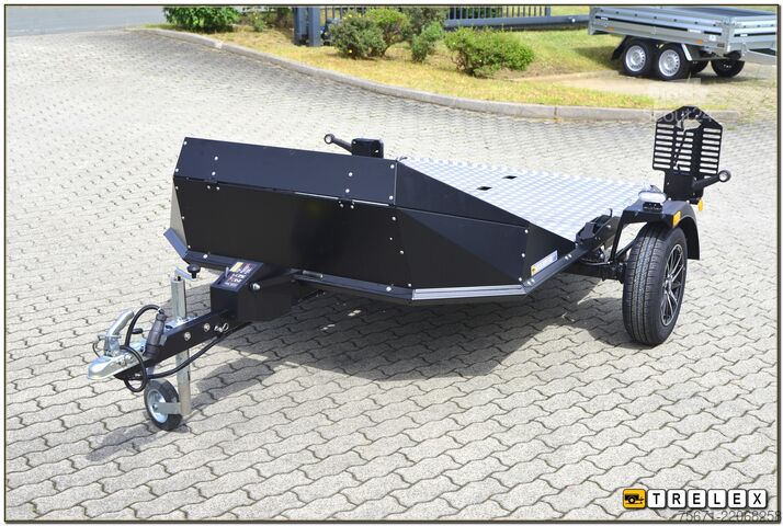 Motosiklet römorku Lorries MT-2 Windschott Aluräder bis 2 Motoräder