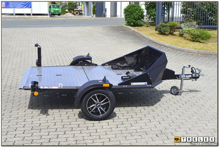 Motosiklet römorku Lorries MT-2 Windschott Aluräder bis 2 Motoräder