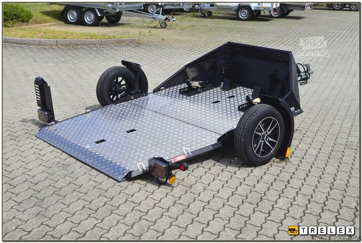 Motosiklet römorku Lorries MT-2 Windschott Aluräder bis 2 Motoräder