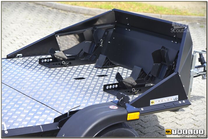 Motosiklet römorku Lorries MT-2 Windschott Aluräder bis 2 Motoräder