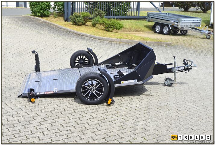 Motosiklet römorku Lorries MT-2 Windschott Aluräder bis 2 Motoräder