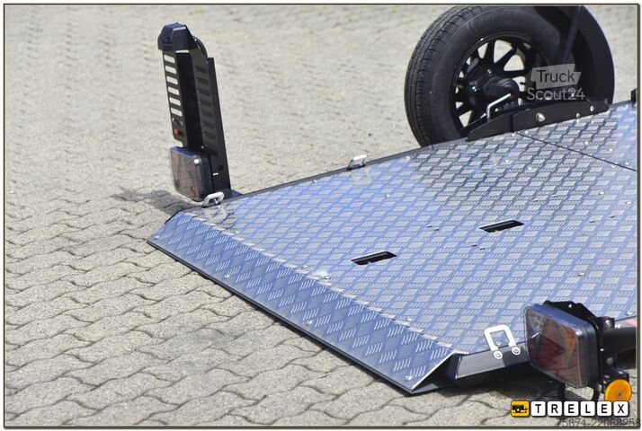 Motosiklet römorku Lorries MT-2 Windschott Aluräder bis 2 Motoräder