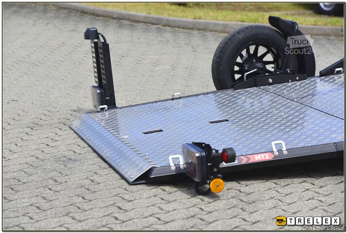 Motosiklet römorku Lorries MT-2 Windschott Aluräder bis 2 Motoräder