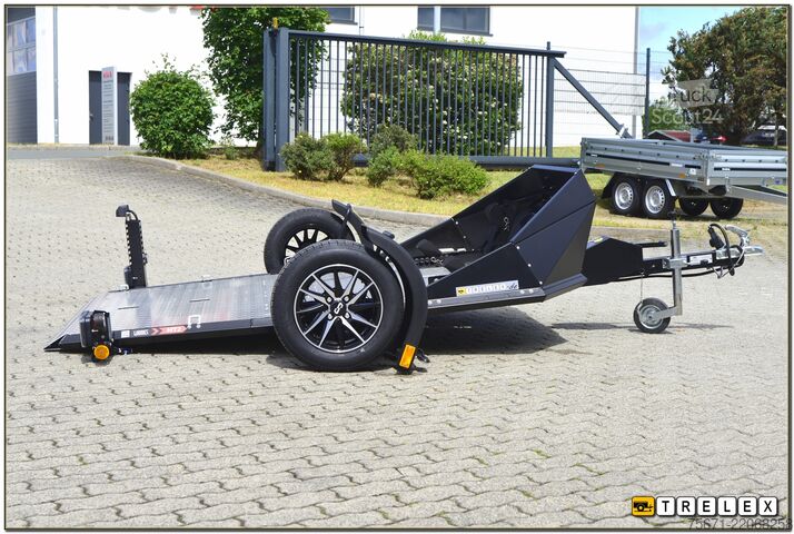 Motosiklet römorku Lorries MT-2 Windschott Aluräder bis 2 Motoräder