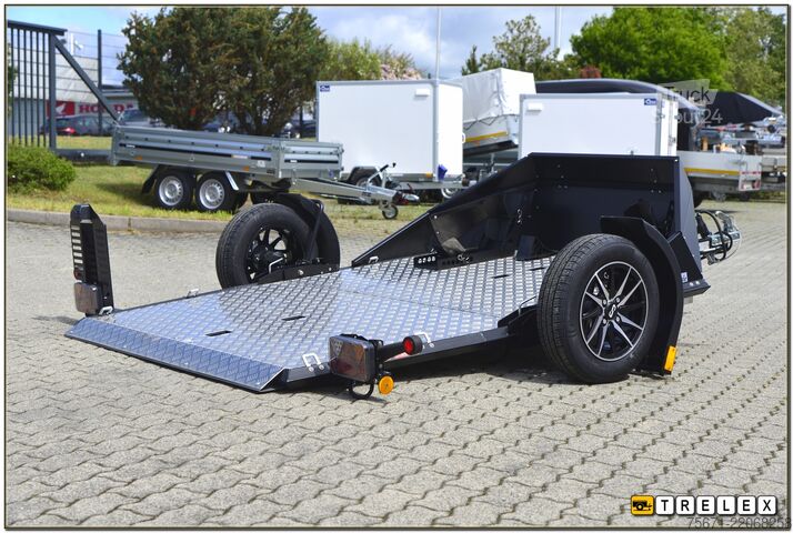 Motosiklet römorku Lorries MT-2 Windschott Aluräder bis 2 Motoräder