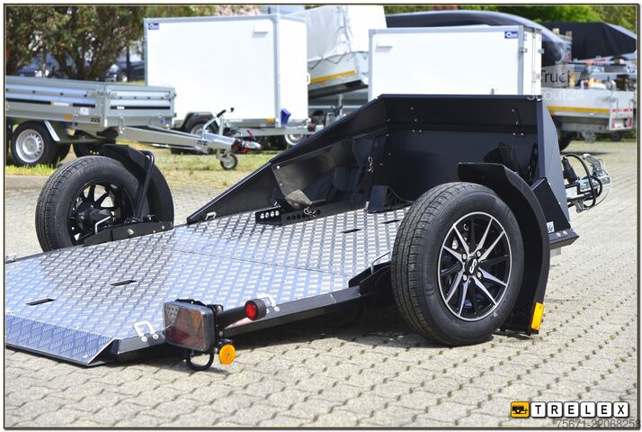 Motosiklet römorku Lorries MT-2 Windschott Aluräder bis 2 Motoräder