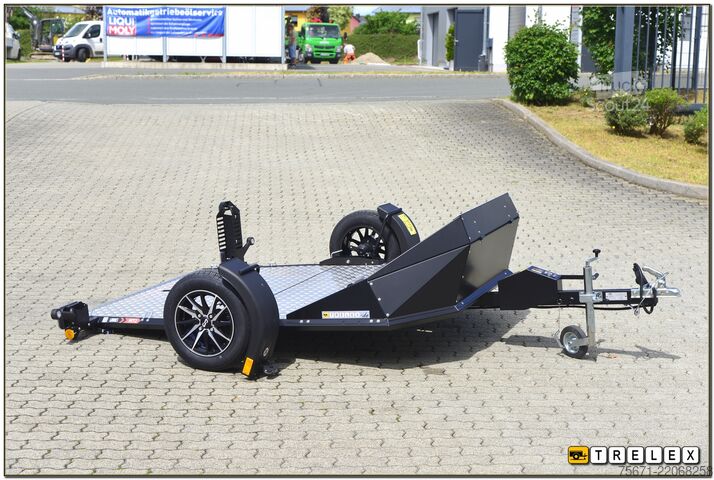 Motosiklet römorku Lorries MT-2 Windschott Aluräder bis 2 Motoräder