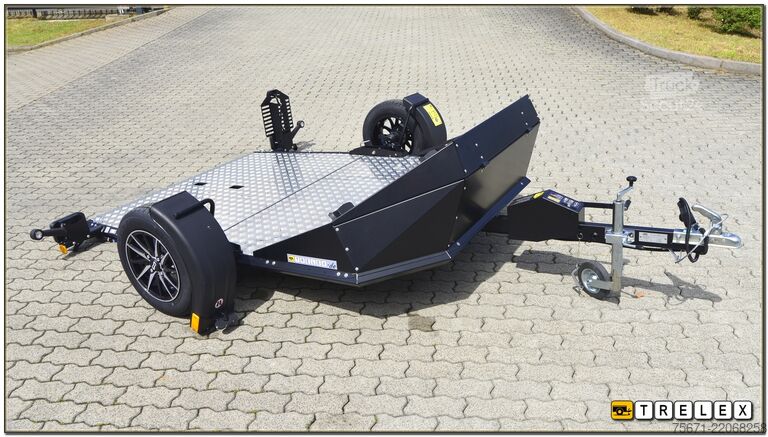 Motosiklet römorku Lorries MT-2 Windschott Aluräder bis 2 Motoräder