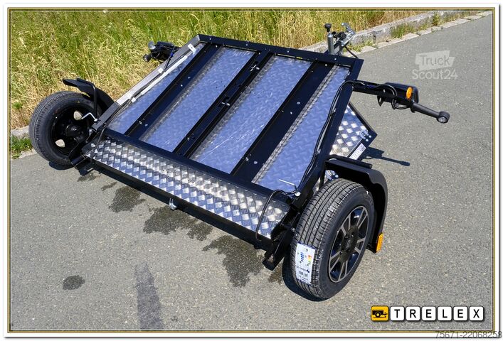 Motosiklet römorku Lorries MT-2 Windschott Aluräder bis 2 Motoräder