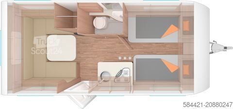 Lakókocsi Weinsberg CaraOne 480 EU *MJ 2026*1.500 kg*Smart-Paket*