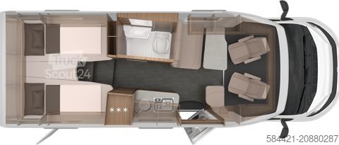 Polintegriran avtodom Knaus Van TI 650 MEG VANSATION *Automatik*Care-Drive-Paket*