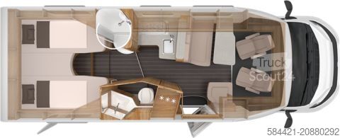 Caravana semiintegrada Knaus Sky TI 700 MEG *IC-Line Sondermodell 2026*