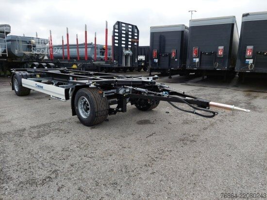 Reboque de chassis intercambiável KRONE AZW 18, MAXILAFETTE, VERSTELLDEICHSEL