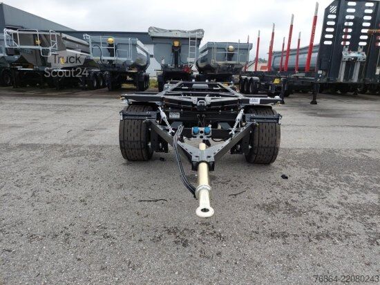 Reboque de chassis intercambiável KRONE AZW 18, MAXILAFETTE, VERSTELLDEICHSEL