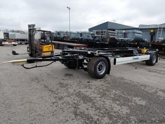 Reboque de chassis intercambiável KRONE AZW 18, MAXILAFETTE, VERSTELLDEICHSEL