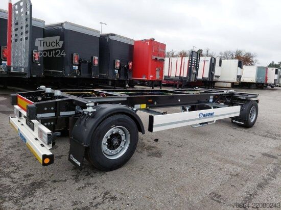 Reboque de chassis intercambiável KRONE AZW 18, MAXILAFETTE, VERSTELLDEICHSEL