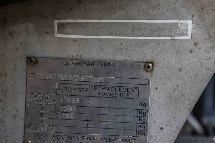 Camion cisternă MAYGAR MAGYAR INOX 17.700L-6COMP