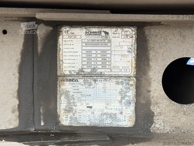 Semirimorchio ribaltabile SCHMITZ CARGOBULL Cargobull CARGOBULL GOTHA SKI 24 SL 7.2