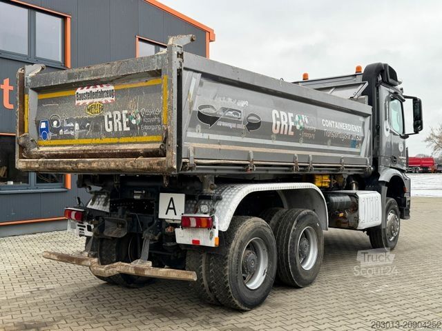 Camion benne MERCEDES-BENZ AROCS 3345 6x6 Euro 6 Kipper mit Bordmatik