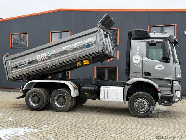 Camion benne MERCEDES-BENZ AROCS 3345 6x6 Euro 6 Kipper mit Bordmatik