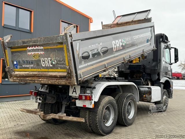 Camion benne MERCEDES-BENZ AROCS 3345 6x6 Euro 6 Kipper mit Bordmatik