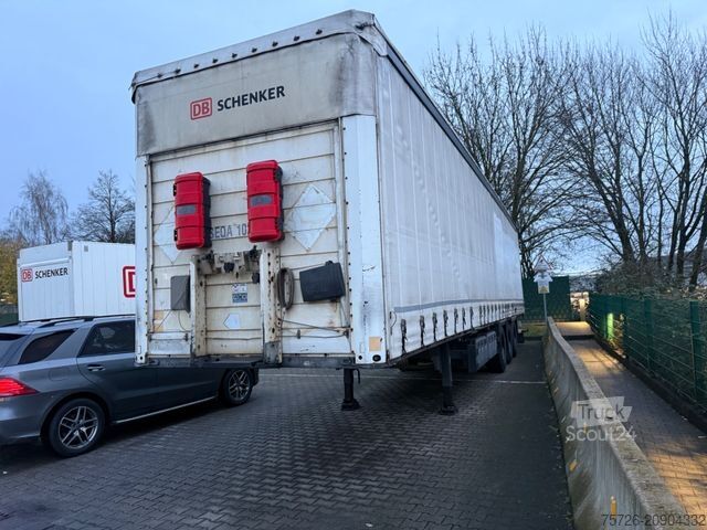 Semirimorchio con telone SCHMITZ CARGOBULL Schmitz S01 Courten Bordwände Edscha Tüv3/26 Top