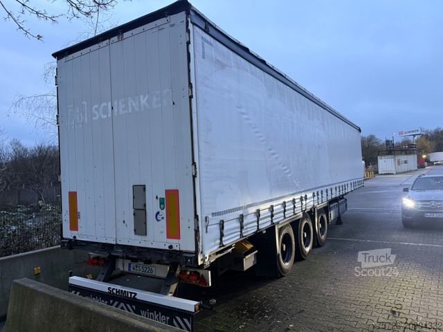 Semirimorchio con telone SCHMITZ CARGOBULL Schmitz S01 Courten Bordwände Edscha Tüv3/26 Top