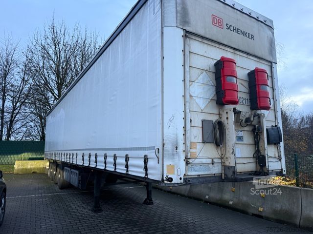 Semirimorchio con telone SCHMITZ CARGOBULL Schmitz S01 Courten Bordwände Edscha Tüv3/26 Top