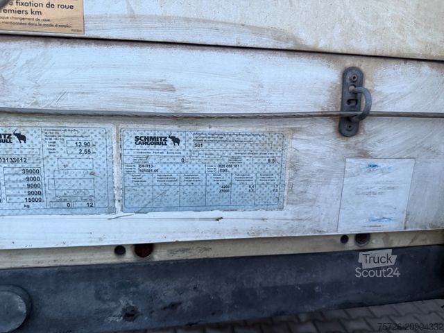 Semirimorchio con telone SCHMITZ CARGOBULL Schmitz S01 Courten Bordwände Edscha Tüv3/26 Top