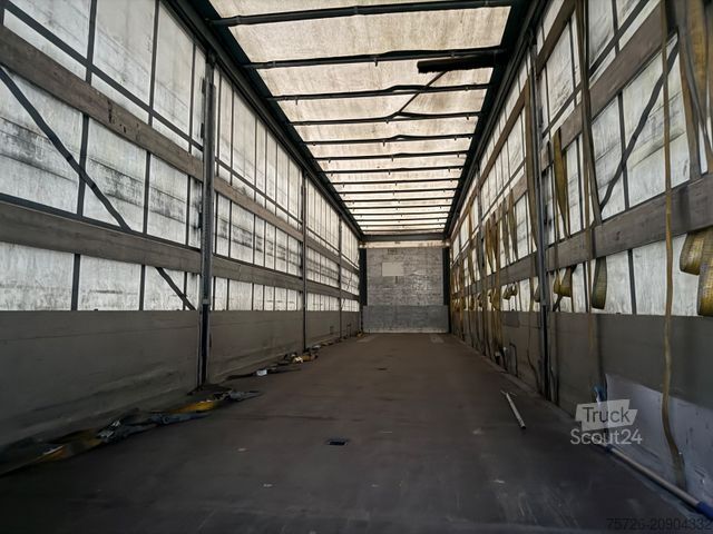 Semirimorchio con telone SCHMITZ CARGOBULL Schmitz S01 Courten Bordwände Edscha Tüv3/26 Top