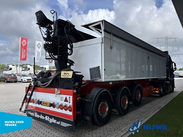 Standard-SZM Volvo FH16 750 6x2/4 i.c.m. KWB P3 oplegger met Hiab ...