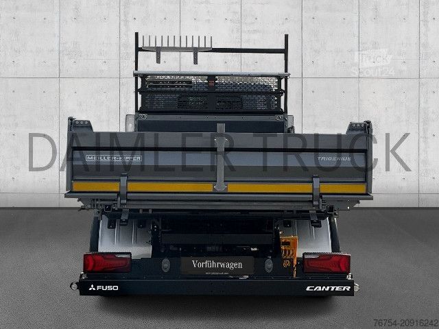 Furgón volquete FUSO Mitsubishi eCanter 7C18 M-Bat4x2 Meiller Kipper