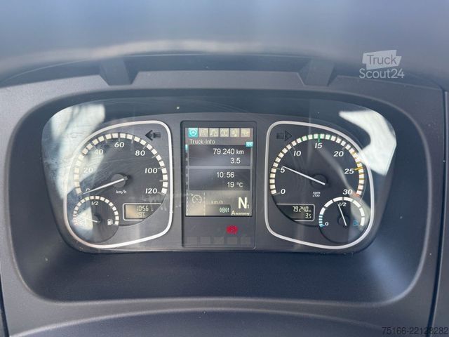 Камион платформа с брезент MERCEDES-BENZ ATEGO 1527 L Pritsche/Plane 7,40 m*AHK+SCHIEBE