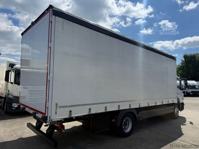 Камион платформа с брезент MERCEDES-BENZ ATEGO 1527 L Pritsche/Plane 7,40 m*AHK+SCHIEBE