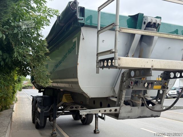 Kiperska poluprikolica SCHMITZ CARGOBULL SKI 18 SL-7.2 SR Stahl, 24qbm, Liftachse, Tüv+Sp