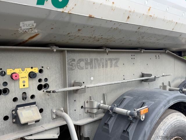 Kiperska poluprikolica SCHMITZ CARGOBULL SKI 18 SL-7.2 SR Stahl, 24qbm, Liftachse, Tüv+Sp