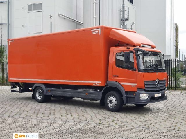 LKW mit Kofferaufbau MERCEDES-BENZ 1218 L ATEGO 7,2 m Koffer LBW AHK