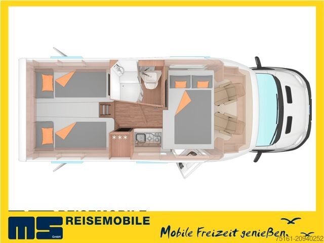 Teilintegriertes Wohnmobil WEINSBERG CARACOMPACT SUITE 640 MEG PEPPER / - MODELL 2026