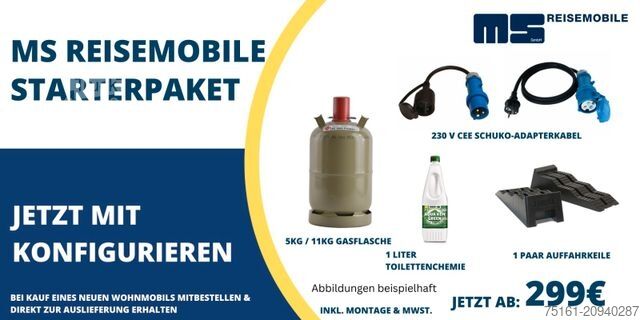 Yarı entegre karavan FORSTER T 745 EB / -2026-/ 140PS/ EINZELBETTEN & RAUMBAD