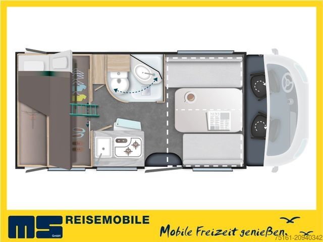 Camping-car semi-intégré CHAUSSON S 614 SPORT LINE / - 2026 - / HECKBETT & HUBBETT