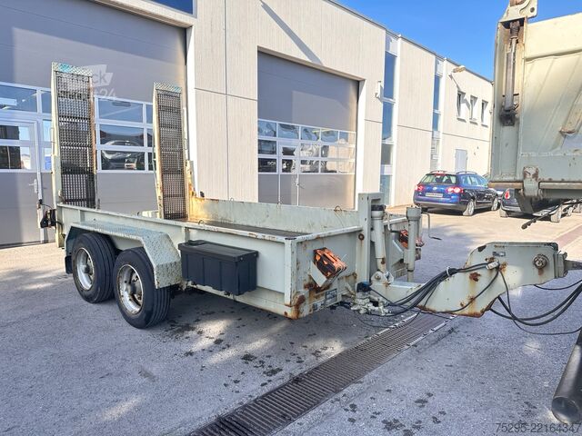Otvorena prikolica Blomenroehr 2x Achs Tandem Tieflader   ver. Rampen
