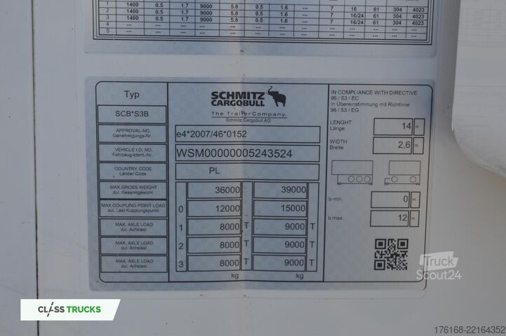 ψυκτικός ημιρυμουλκούμενος SCHMITZ CARGOBULL SKO FP 60 ThermoKing SLXi 300