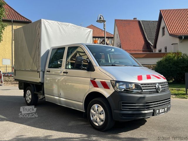 Transporter mit Pritsche & Plane VOLKSWAGEN T6 PRITSCHE+PLANE DoKa AUTOMATIK KAMERA STANDHZG