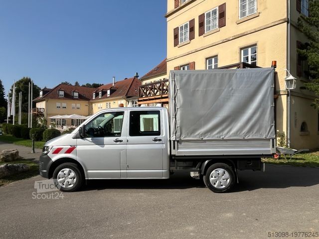 Transporter mit Pritsche & Plane VOLKSWAGEN T6 PRITSCHE+PLANE DoKa AUTOMATIK KAMERA STANDHZG