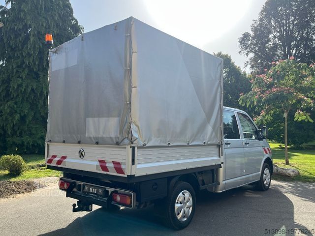 Transporter mit Pritsche & Plane VOLKSWAGEN T6 PRITSCHE+PLANE DoKa AUTOMATIK KAMERA STANDHZG